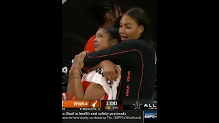 When Bae Helps You Make It To The Weekend. 😂🤗 #shorts #CandaceParker #LizCambage #wnba #wnbaallstar