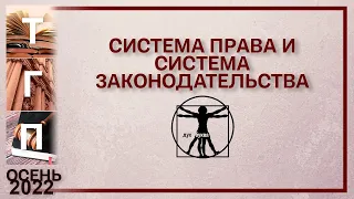 Система права и система законодательства