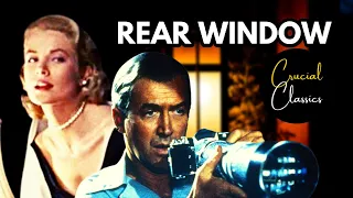Rear Window 1954, James Stewart, Grace Kelly, Alfred Hitchcock, full movie reaction