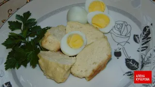 Куриные котлеты в духовке, с перепелиными яйцами.