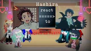 Hashira react to Tanjiro as Vanitas. (+nezuko) реакция Столпов(хашира) на будущее Танджиро