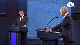 Donald Trump and Joe Biden discuss the future of Supreme Court and the Affordable Care Act