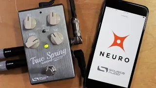 Secret settings on the True Spring via the Neuro APP