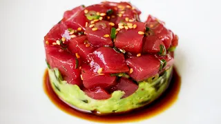 Tuna Tartare | How to Make | Bluefin Tuna Avocado Tartare