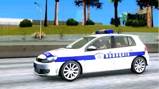 GTA San Andreas - Volkswagen Golf Mk6 Policija | Mods/Modification _REVIEW