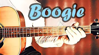 Easy Boogie Woogie Guitar Tutorial (Bass Lines | E major)