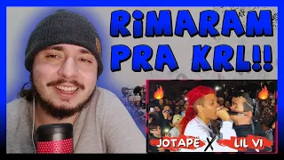 (DREADS PEGANDO F0GO 🔥) JOTAPÊ x LIL VI | 1ª FASE | TRAP | 53º Batalha da Linear | REACT BAUEB