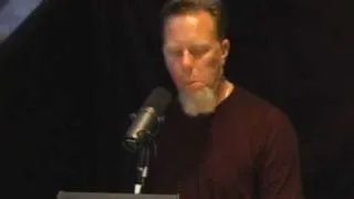 James Hetfield singing The End of the Line