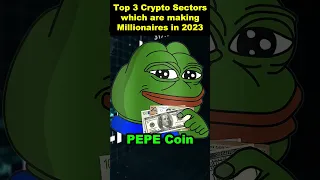 Top 3 Crypto Sectors which are making Millionaires in 2023 | #shorts