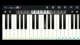 🚖🚖Извозчик 🚖🚖Александр Розенбаум 🚖🚖mobile piano tutorial 👍👍👍