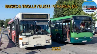 Buses & Trolleybuses in Varna, BG | July morning🚌🚎