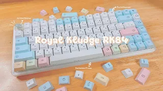 ⌨️ Royal Kludge RK84 Unboxing + New Keycaps & Frames| My First Mechanical Keyboard