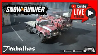 🔴 SNOWRUNNER 🔴 | Contratos e Tarefas | Sopé Inundado-Yukon