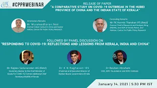 Panel Discussion "Responding to Covid-19: Reflections & Lessons from Kerala, India and China"