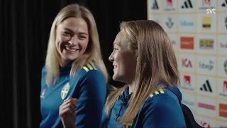 Fridolina Rolfö & Magdalena Eriksson about their friendship & comeback in the Swedish national team