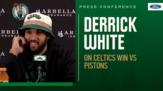 POSTGAME PRESS CONFERENCE: Derrick White on first career triple-double