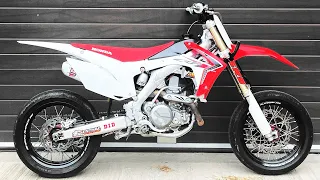 HONDA CRF 450R - SUPERMOTO PROJECT PART 1 **ROAD LEGAL**