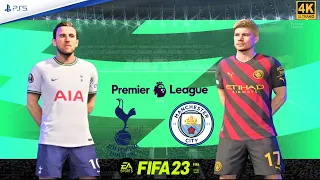 FIFA 23 PS5 - Manchester City vs Tottenham -Premier League Matchday | PS5™ [4K ] Next Gen