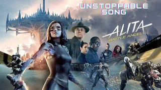 Alita Battle Angel Song is Unstoppable Rosa Salazar | Christoph Waltz | Keean Johnson |    Ed Skrein