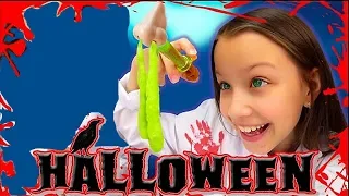 ХЕЛЛОУИН в ШКОЛЕ/ Челлендж Вики Шоу HALLOWEEN Зомби Вкусняшки на Хэллоуин 2019. Viki Show