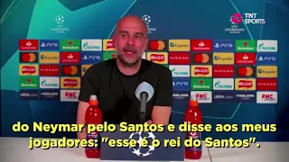 QUE MORAL! OLHA O QUE O GUARDIOLA FALOU SOBRE O NEYMAR!