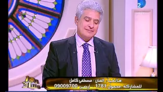 العاشرة مساء شاهد خناقة الفنان مصطفى كامل وسما المصرى على الهواء