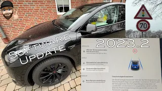 Tesla Model Y - 2023.2 Software Update - Schilderkennung funktioniert?