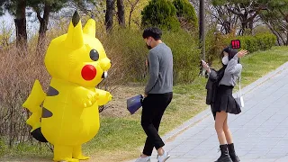Pokemon Pikachu Prank! In Korea