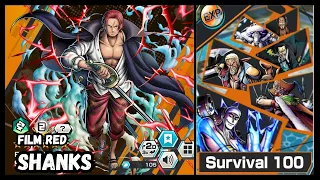 Film Red: Shanks | Survival 100 • One Piece Bounty Rush • OPBR