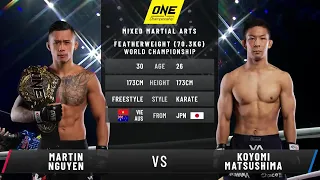 Martin Nguyen vs. Koyomi Matsushima | Full Fight Replay