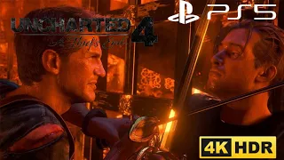 UNCHARTED 4 : A Thief 's End Walkthrough Ps5 Part 20 | 4K60FPS HDR Gameplay