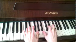 Собачий вальс на пианино  Классическая версия 1