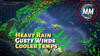 Slow Moving Storm On It's Way | Caribbean and Bahamas Forecast for Feb 18th
