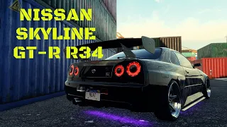 Need For Speed Heat - Nissan Skyline GT-R R34 build, engine and performance.