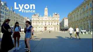 Walking in Lyon, France - Lyon city walks - 4K UHD 60 fps