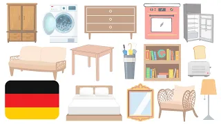 Important German "Furniture" Words with Pictures - Learn German