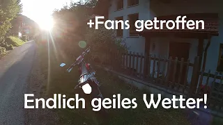 Endlich GEILES Wetter + FANS getroffen 😂🛵 #Aprillia