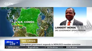 DR Congo gov't responds to MONUSCO mandate extension