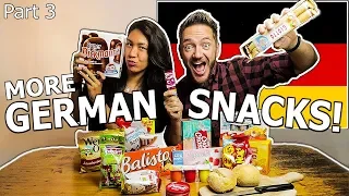 American Girlfriend Tries German Snacks & Candy (Part 3)