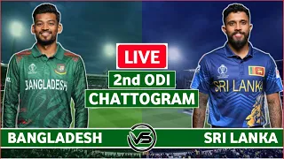 Sri Lanka vs Bangladesh 2nd ODI Live Scores | SL vs BAN 2nd ODI Live Scores & Commentary