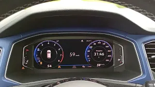 2021 Volkswagen T-Roc R exhaust akrapovic sound and POV accelerations, nice sound!