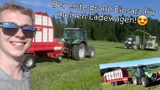 FarmVlog #71 | Abfahren im 2. Schnitt! Mein Ladewagen in Action! | Claas 695SL | Moareida Agrar