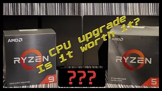 Will upgrading the CPU increase FPS? Ryzen 3600X vs. 5900X shootoout.