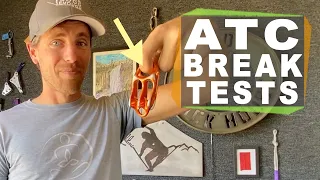 Petzl Reverso and Black Diamond ATC guide break tests - how strong is that eye?