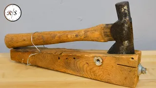 Restoring my Grandfather's Old Hatchet