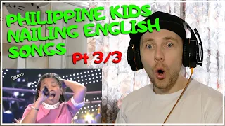 PHILIPPINE KIDS NAILING ENGLISH SONGS REACTION 3/3