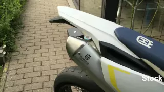 Husqvarna FE 450 2015 FMF vs Stock exhaust