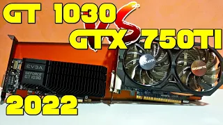 GT 1030 vs GTX 750Ti - Benchmarks in games 2022