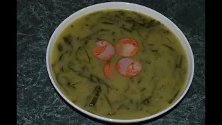 Portuguese Collard Greens Soup - (Caldo Verde)