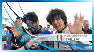 Eurovision 2018 - Ermal Meta e Fabrizio Moro sul Blue Carpet